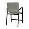 Lesro Newport Wide Hip Chair Metal Frame, Black, OH Eucalyptus Upholstery NP1261 - alternate 2